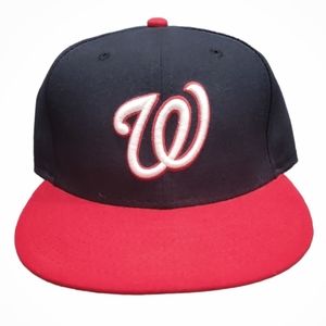 New Era Washington Nationals MLB Official On-Field Fitted Cap Size 7 3/8